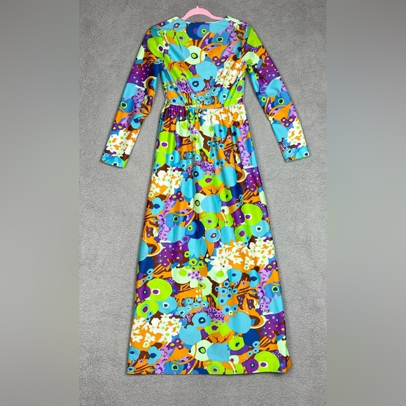 Colorful Floral Maxi Dress - Picture 2 of 14